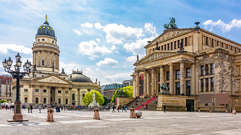 Konserthallen & domkyrkan i Berlin