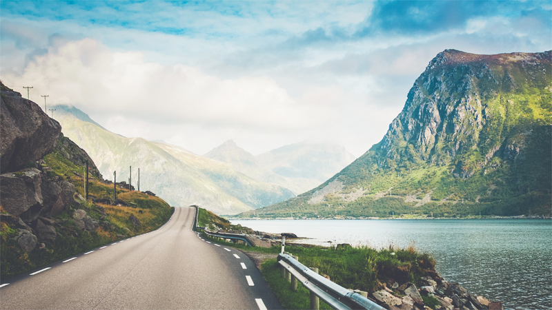 V�gkr�k bland Lofoten�ar