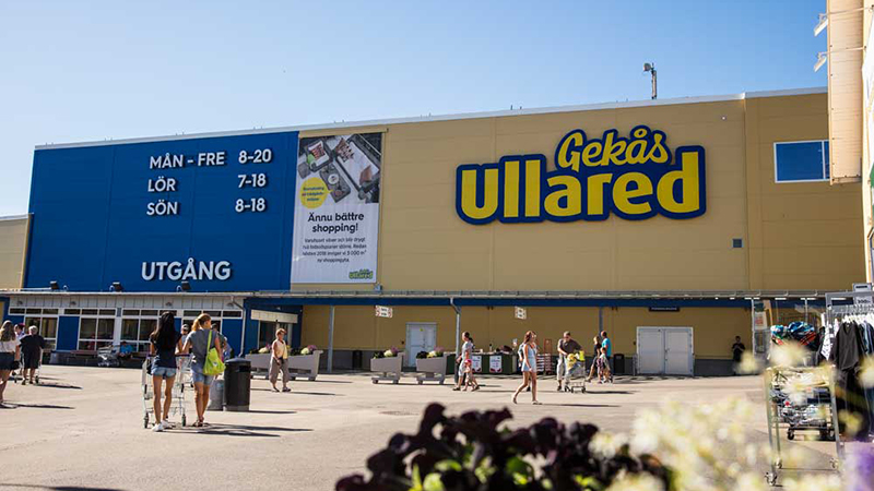 Fasaden p Geks, Ullared.