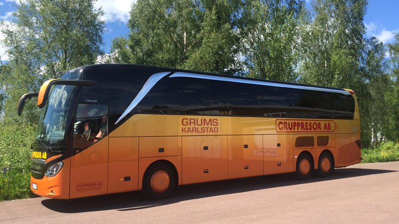 Vår buss Orange Setrabuss, Gruppresor AB